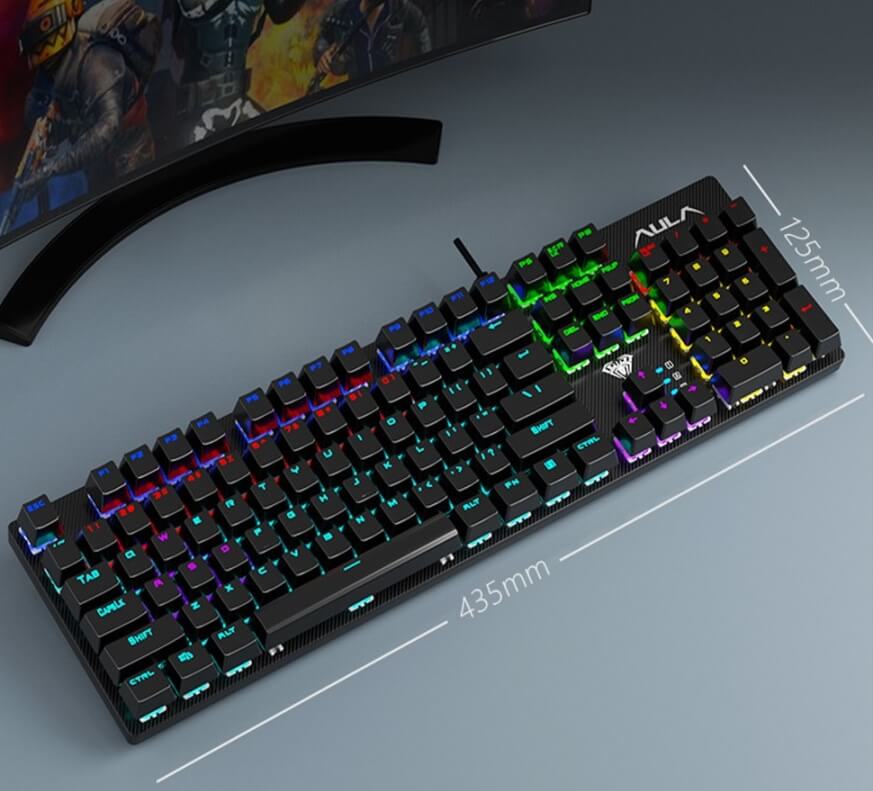 Review Keyboard Gaming Mechanical AULA S4