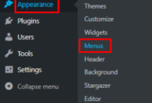cara menambahkan menu di wordpress